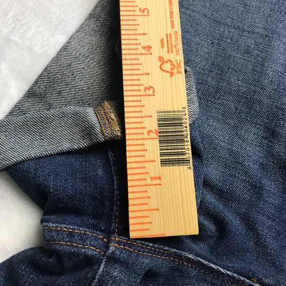 J Crew Jean Shorts Size 28 Denim Cuffed Re-Imagined NWT - Picture 10 of 11